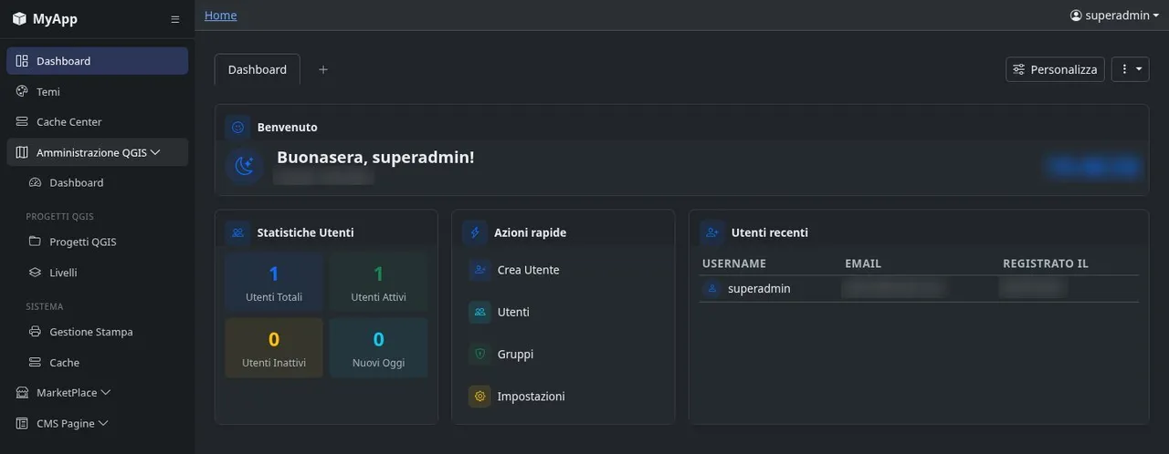 GisDoc — WebGIS per progetti QGIS