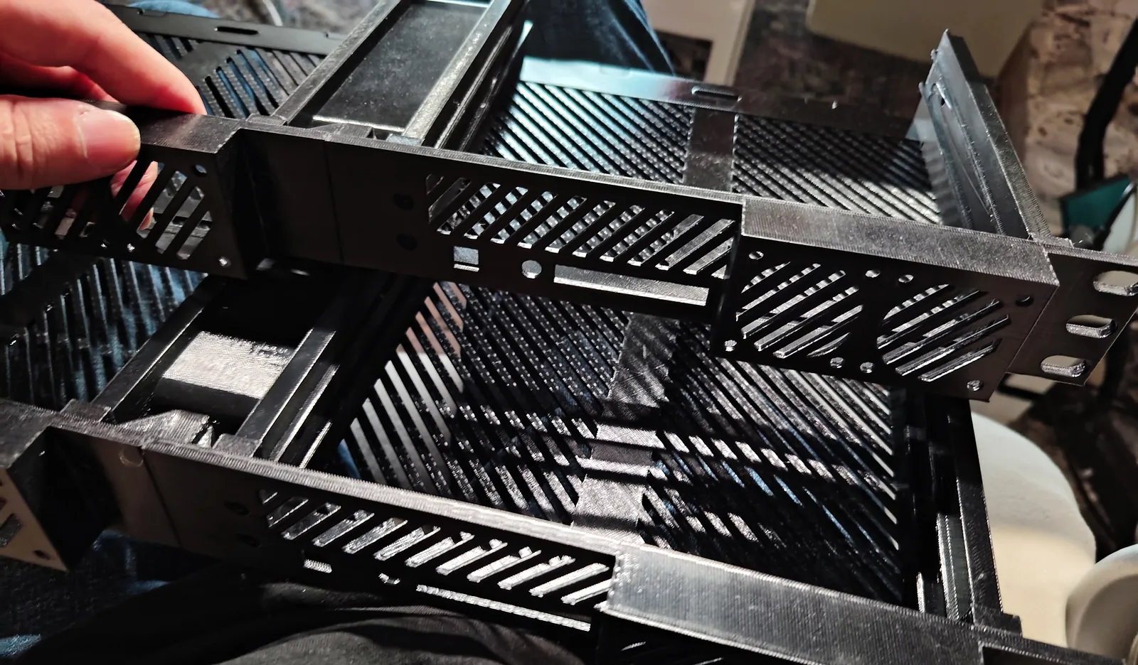 Supporti per rack stampati in 3D
