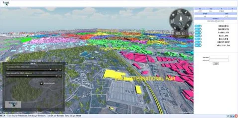 WebGIS 3D navigabile